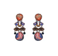 Ohrringe Ayala Bar Dame Amber Bloom in  Metall-Legierung Cristallo R2519